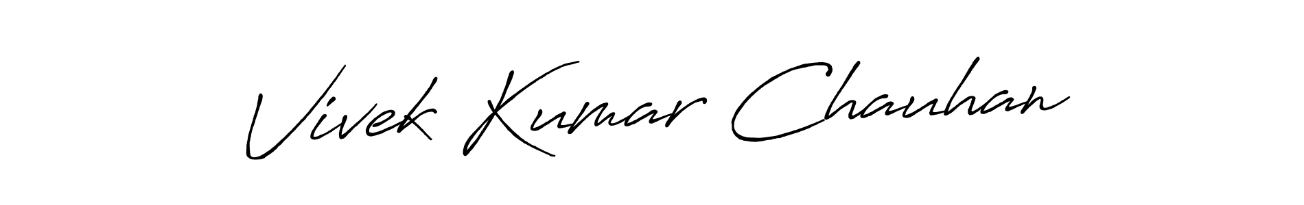 Similarly Antro_Vectra_Bolder is the best handwritten signature design. Signature creator online .You can use it as an online autograph creator for name Vivek Kumar Chauhan. Vivek Kumar Chauhan signature style 7 images and pictures png