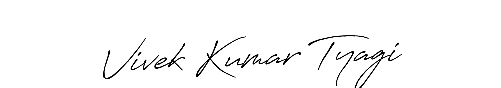 Make a beautiful signature design for name Vivek Kumar Tyagi. Use this online signature maker to create a handwritten signature for free. Vivek Kumar Tyagi signature style 7 images and pictures png
