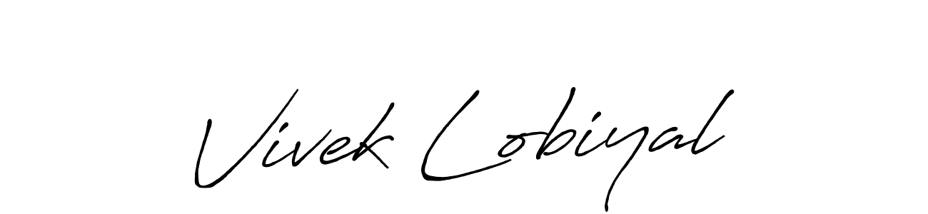 Here are the top 10 professional signature styles for the name Vivek Lobiyal. These are the best autograph styles you can use for your name. Vivek Lobiyal signature style 7 images and pictures png