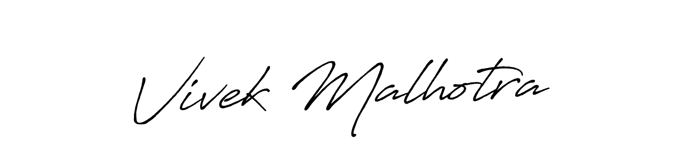 How to make Vivek Malhotra signature? Antro_Vectra_Bolder is a professional autograph style. Create handwritten signature for Vivek Malhotra name. Vivek Malhotra signature style 7 images and pictures png