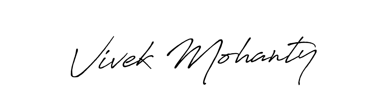 Make a beautiful signature design for name Vivek Mohanty. Use this online signature maker to create a handwritten signature for free. Vivek Mohanty signature style 7 images and pictures png