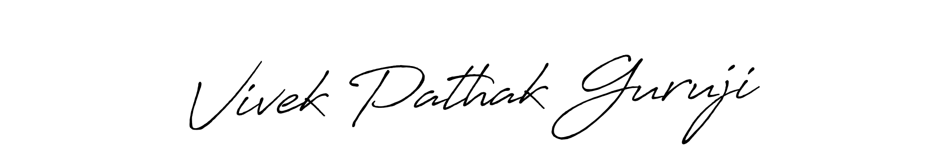 How to Draw Vivek Pathak Guruji signature style? Antro_Vectra_Bolder is a latest design signature styles for name Vivek Pathak Guruji. Vivek Pathak Guruji signature style 7 images and pictures png