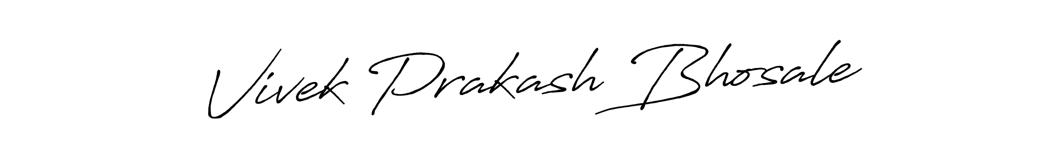 Also You can easily find your signature by using the search form. We will create Vivek Prakash Bhosale name handwritten signature images for you free of cost using Antro_Vectra_Bolder sign style. Vivek Prakash Bhosale signature style 7 images and pictures png
