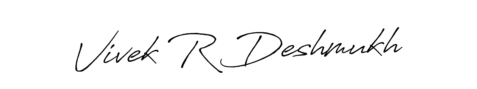 Best and Professional Signature Style for Vivek R Deshmukh. Antro_Vectra_Bolder Best Signature Style Collection. Vivek R Deshmukh signature style 7 images and pictures png
