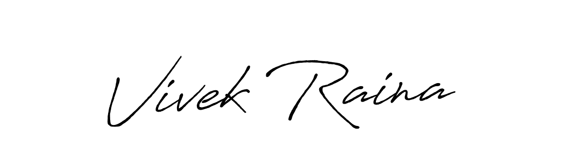 You should practise on your own different ways (Antro_Vectra_Bolder) to write your name (Vivek Raina) in signature. don't let someone else do it for you. Vivek Raina signature style 7 images and pictures png