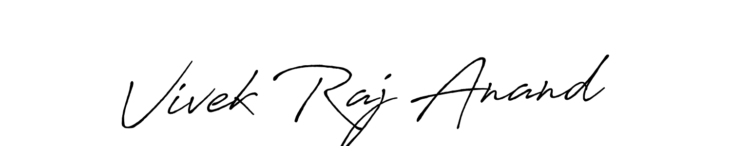 It looks lik you need a new signature style for name Vivek Raj Anand. Design unique handwritten (Antro_Vectra_Bolder) signature with our free signature maker in just a few clicks. Vivek Raj Anand signature style 7 images and pictures png