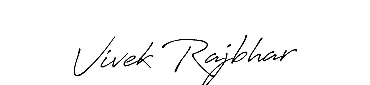 Similarly Antro_Vectra_Bolder is the best handwritten signature design. Signature creator online .You can use it as an online autograph creator for name Vivek Rajbhar. Vivek Rajbhar signature style 7 images and pictures png