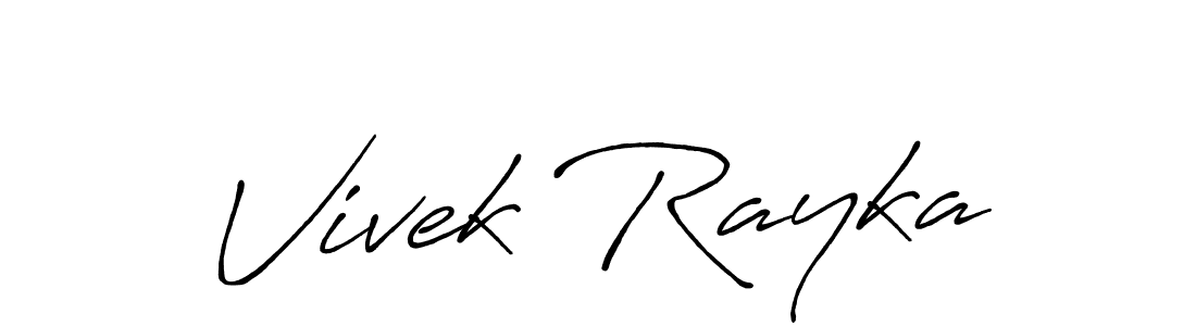 It looks lik you need a new signature style for name Vivek Rayka. Design unique handwritten (Antro_Vectra_Bolder) signature with our free signature maker in just a few clicks. Vivek Rayka signature style 7 images and pictures png