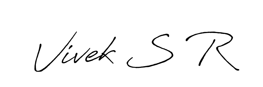 Here are the top 10 professional signature styles for the name Vivek S R. These are the best autograph styles you can use for your name. Vivek S R signature style 7 images and pictures png