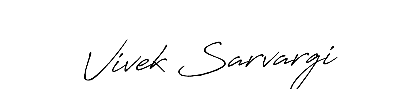 Similarly Antro_Vectra_Bolder is the best handwritten signature design. Signature creator online .You can use it as an online autograph creator for name Vivek Sarvargi. Vivek Sarvargi signature style 7 images and pictures png