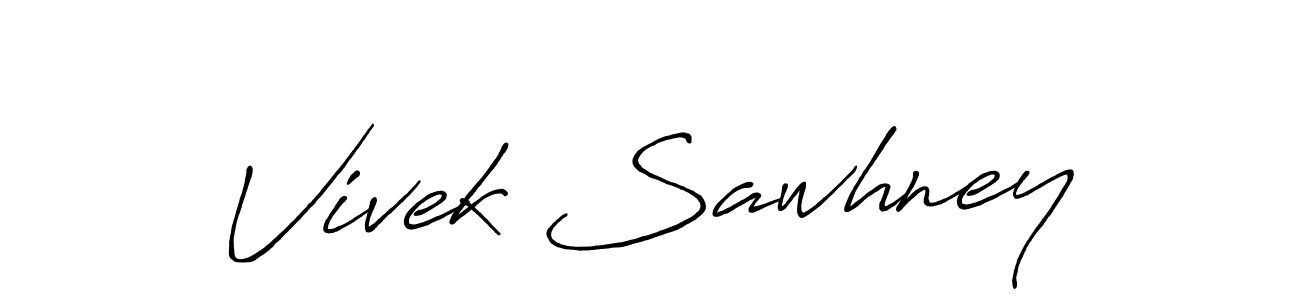 The best way (Antro_Vectra_Bolder) to make a short signature is to pick only two or three words in your name. The name Vivek Sawhney include a total of six letters. For converting this name. Vivek Sawhney signature style 7 images and pictures png