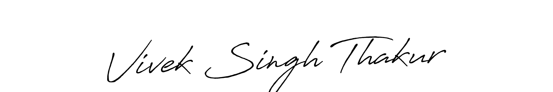 Make a beautiful signature design for name Vivek Singh Thakur. With this signature (Antro_Vectra_Bolder) style, you can create a handwritten signature for free. Vivek Singh Thakur signature style 7 images and pictures png