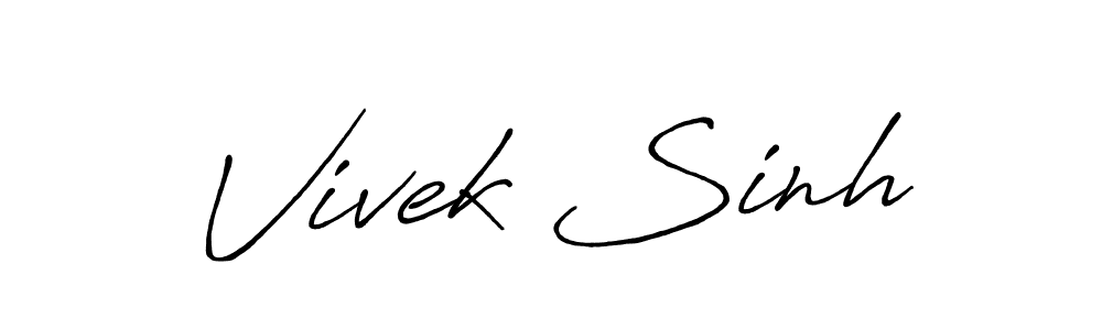 Similarly Antro_Vectra_Bolder is the best handwritten signature design. Signature creator online .You can use it as an online autograph creator for name Vivek Sinh. Vivek Sinh signature style 7 images and pictures png