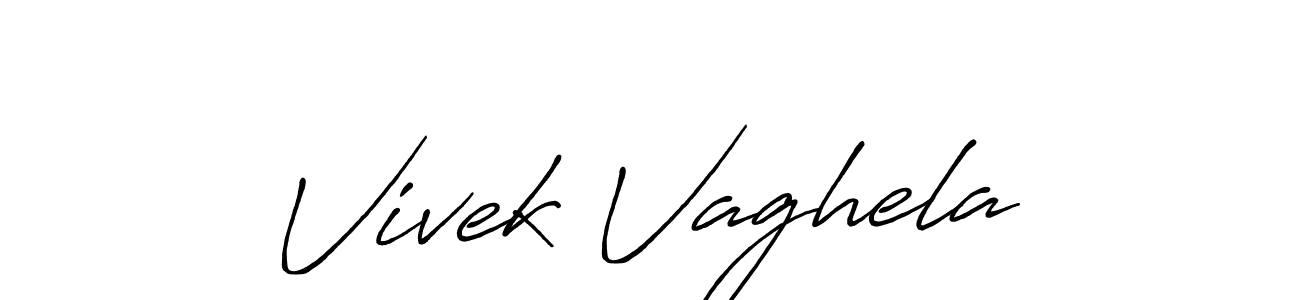 Also You can easily find your signature by using the search form. We will create Vivek Vaghela name handwritten signature images for you free of cost using Antro_Vectra_Bolder sign style. Vivek Vaghela signature style 7 images and pictures png