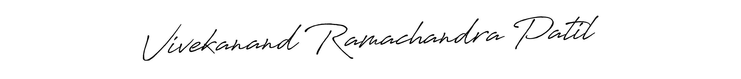 Design your own signature with our free online signature maker. With this signature software, you can create a handwritten (Antro_Vectra_Bolder) signature for name Vivekanand Ramachandra Patil. Vivekanand Ramachandra Patil signature style 7 images and pictures png