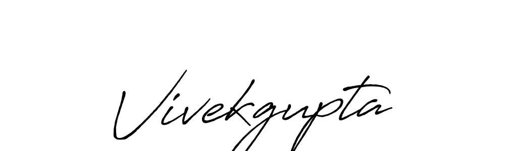 Design your own signature with our free online signature maker. With this signature software, you can create a handwritten (Antro_Vectra_Bolder) signature for name Vivekgupta. Vivekgupta signature style 7 images and pictures png