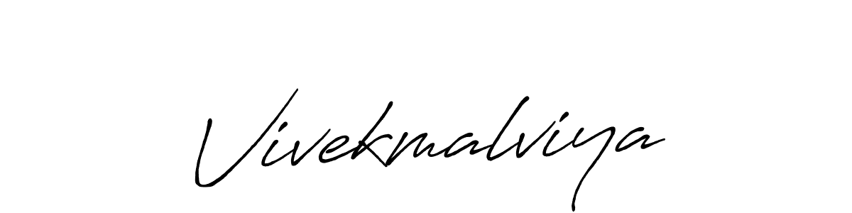 Antro_Vectra_Bolder is a professional signature style that is perfect for those who want to add a touch of class to their signature. It is also a great choice for those who want to make their signature more unique. Get Vivekmalviya name to fancy signature for free. Vivekmalviya signature style 7 images and pictures png