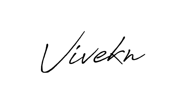 if you are searching for the best signature style for your name Vivekn. so please give up your signature search. here we have designed multiple signature styles  using Antro_Vectra_Bolder. Vivekn signature style 7 images and pictures png
