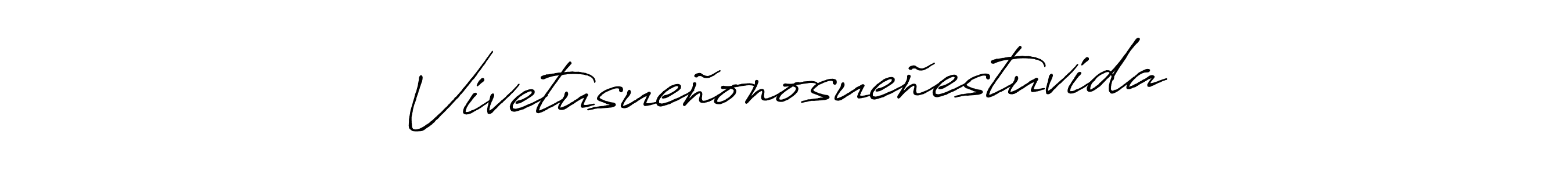 Similarly Antro_Vectra_Bolder is the best handwritten signature design. Signature creator online .You can use it as an online autograph creator for name Vivetusueñonosueñestuvida. Vivetusueñonosueñestuvida signature style 7 images and pictures png