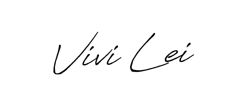 Once you've used our free online signature maker to create your best signature Antro_Vectra_Bolder style, it's time to enjoy all of the benefits that Vivi Lei name signing documents. Vivi Lei signature style 7 images and pictures png