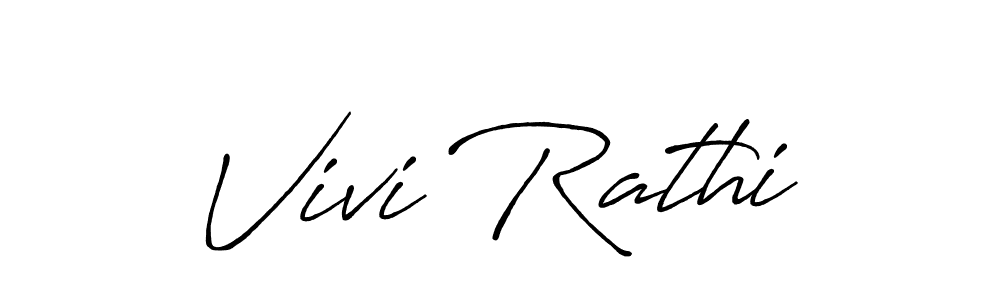 Also You can easily find your signature by using the search form. We will create Vivi Rathi name handwritten signature images for you free of cost using Antro_Vectra_Bolder sign style. Vivi Rathi signature style 7 images and pictures png