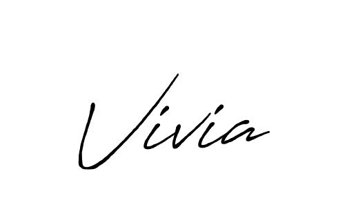 The best way (Antro_Vectra_Bolder) to make a short signature is to pick only two or three words in your name. The name Vivia include a total of six letters. For converting this name. Vivia signature style 7 images and pictures png