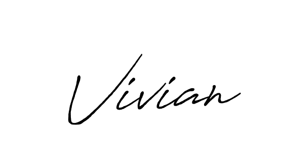 Make a beautiful signature design for name Vivian. Use this online signature maker to create a handwritten signature for free. Vivian signature style 7 images and pictures png