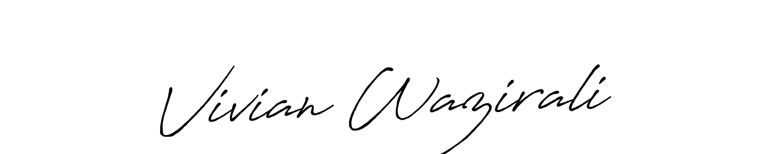See photos of Vivian Wazirali official signature by Spectra . Check more albums & portfolios. Read reviews & check more about Antro_Vectra_Bolder font. Vivian Wazirali signature style 7 images and pictures png