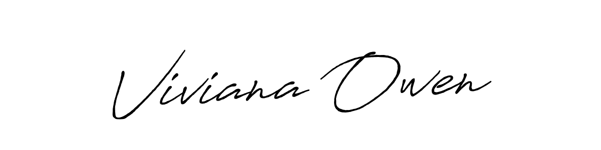 How to make Viviana Owen signature? Antro_Vectra_Bolder is a professional autograph style. Create handwritten signature for Viviana Owen name. Viviana Owen signature style 7 images and pictures png