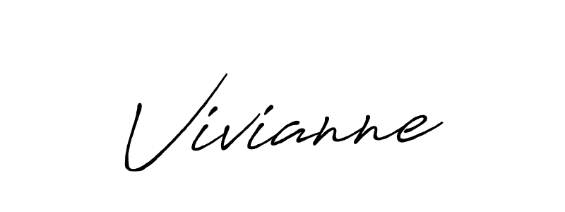 Also we have Vivianne name is the best signature style. Create professional handwritten signature collection using Antro_Vectra_Bolder autograph style. Vivianne signature style 7 images and pictures png