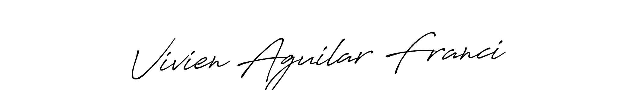 if you are searching for the best signature style for your name Vivien Aguilar Franci. so please give up your signature search. here we have designed multiple signature styles  using Antro_Vectra_Bolder. Vivien Aguilar Franci signature style 7 images and pictures png