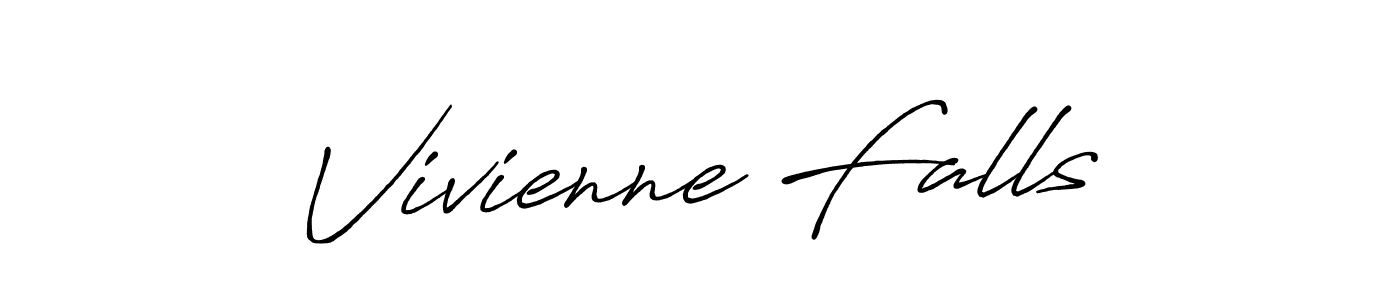 Use a signature maker to create a handwritten signature online. With this signature software, you can design (Antro_Vectra_Bolder) your own signature for name Vivienne Falls. Vivienne Falls signature style 7 images and pictures png