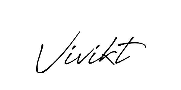 You should practise on your own different ways (Antro_Vectra_Bolder) to write your name (Vivikt) in signature. don't let someone else do it for you. Vivikt signature style 7 images and pictures png