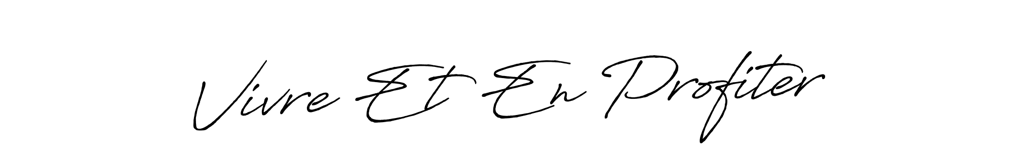 Best and Professional Signature Style for Vivre Et En Profiter. Antro_Vectra_Bolder Best Signature Style Collection. Vivre Et En Profiter signature style 7 images and pictures png