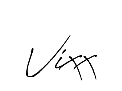 Make a beautiful signature design for name Vixx. With this signature (Antro_Vectra_Bolder) style, you can create a handwritten signature for free. Vixx signature style 7 images and pictures png