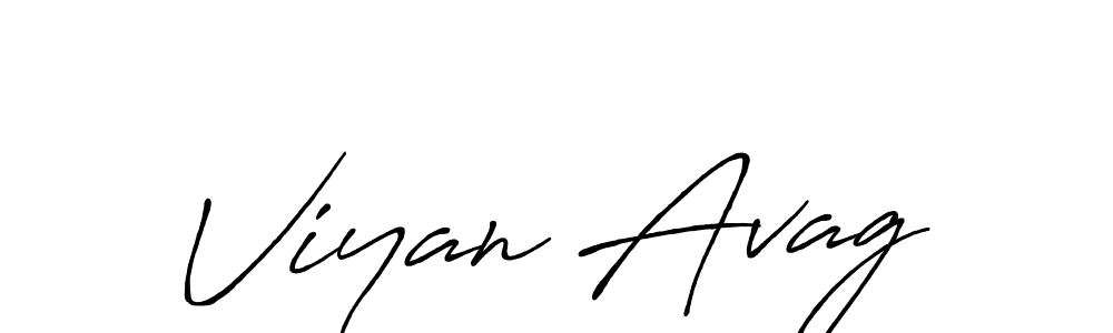It looks lik you need a new signature style for name Viyan Avag. Design unique handwritten (Antro_Vectra_Bolder) signature with our free signature maker in just a few clicks. Viyan Avag signature style 7 images and pictures png