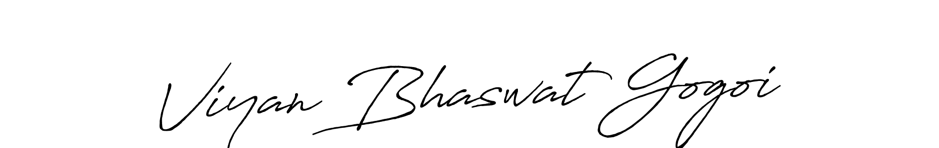 Also we have Viyan Bhaswat Gogoi name is the best signature style. Create professional handwritten signature collection using Antro_Vectra_Bolder autograph style. Viyan Bhaswat Gogoi signature style 7 images and pictures png