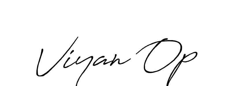 Make a beautiful signature design for name Viyan Op. Use this online signature maker to create a handwritten signature for free. Viyan Op signature style 7 images and pictures png
