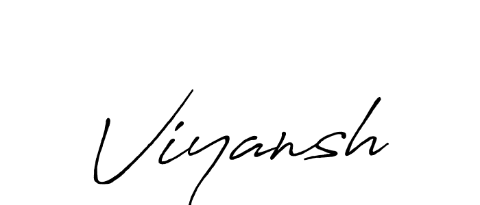 How to make Viyansh signature? Antro_Vectra_Bolder is a professional autograph style. Create handwritten signature for Viyansh name. Viyansh signature style 7 images and pictures png