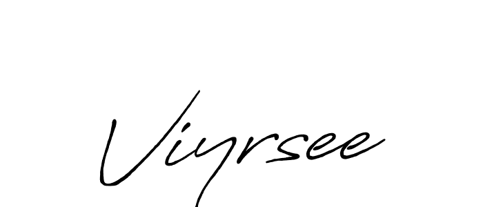 Best and Professional Signature Style for Viyrsee. Antro_Vectra_Bolder Best Signature Style Collection. Viyrsee signature style 7 images and pictures png
