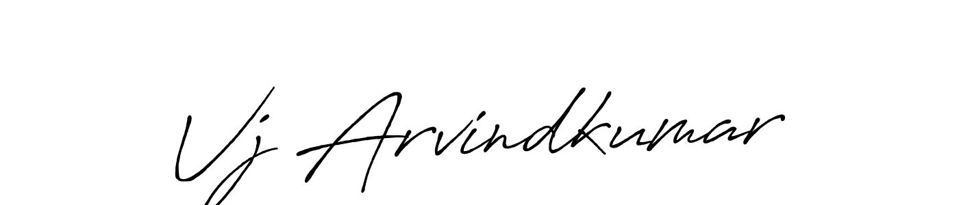 Also You can easily find your signature by using the search form. We will create Vj Arvindkumar name handwritten signature images for you free of cost using Antro_Vectra_Bolder sign style. Vj Arvindkumar signature style 7 images and pictures png