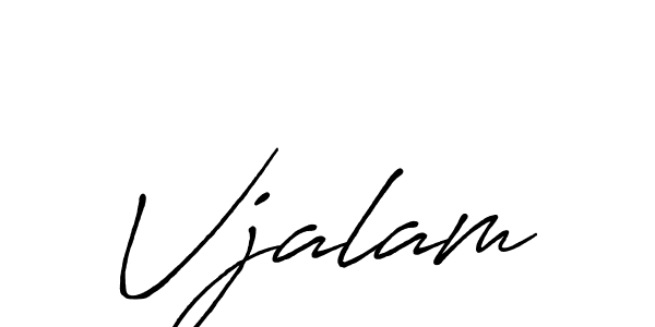 Antro_Vectra_Bolder is a professional signature style that is perfect for those who want to add a touch of class to their signature. It is also a great choice for those who want to make their signature more unique. Get Vjalam name to fancy signature for free. Vjalam signature style 7 images and pictures png