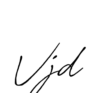 Use a signature maker to create a handwritten signature online. With this signature software, you can design (Antro_Vectra_Bolder) your own signature for name Vjd. Vjd signature style 7 images and pictures png