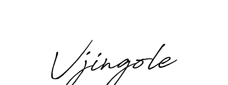 How to make Vjingole signature? Antro_Vectra_Bolder is a professional autograph style. Create handwritten signature for Vjingole name. Vjingole signature style 7 images and pictures png