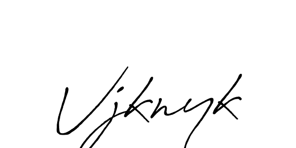 How to make Vjknyk signature? Antro_Vectra_Bolder is a professional autograph style. Create handwritten signature for Vjknyk name. Vjknyk signature style 7 images and pictures png