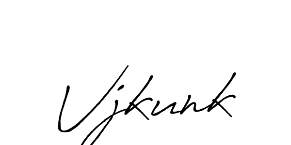The best way (Antro_Vectra_Bolder) to make a short signature is to pick only two or three words in your name. The name Vjkunk include a total of six letters. For converting this name. Vjkunk signature style 7 images and pictures png