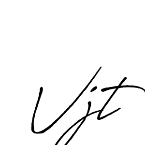 Also we have Vjt name is the best signature style. Create professional handwritten signature collection using Antro_Vectra_Bolder autograph style. Vjt signature style 7 images and pictures png