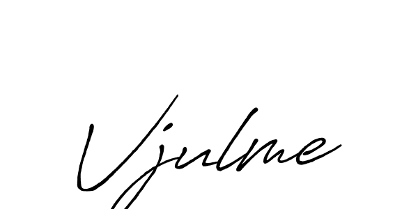 The best way (Antro_Vectra_Bolder) to make a short signature is to pick only two or three words in your name. The name Vjulme include a total of six letters. For converting this name. Vjulme signature style 7 images and pictures png