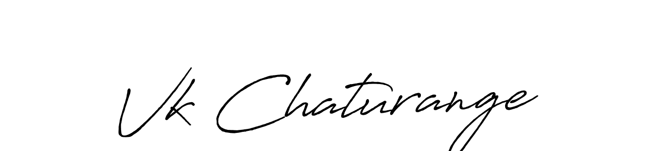 How to make Vk Chaturange signature? Antro_Vectra_Bolder is a professional autograph style. Create handwritten signature for Vk Chaturange name. Vk Chaturange signature style 7 images and pictures png