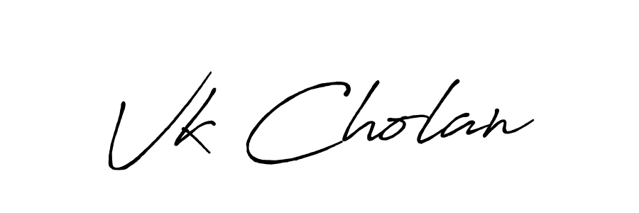 Here are the top 10 professional signature styles for the name Vk Cholan. These are the best autograph styles you can use for your name. Vk Cholan signature style 7 images and pictures png